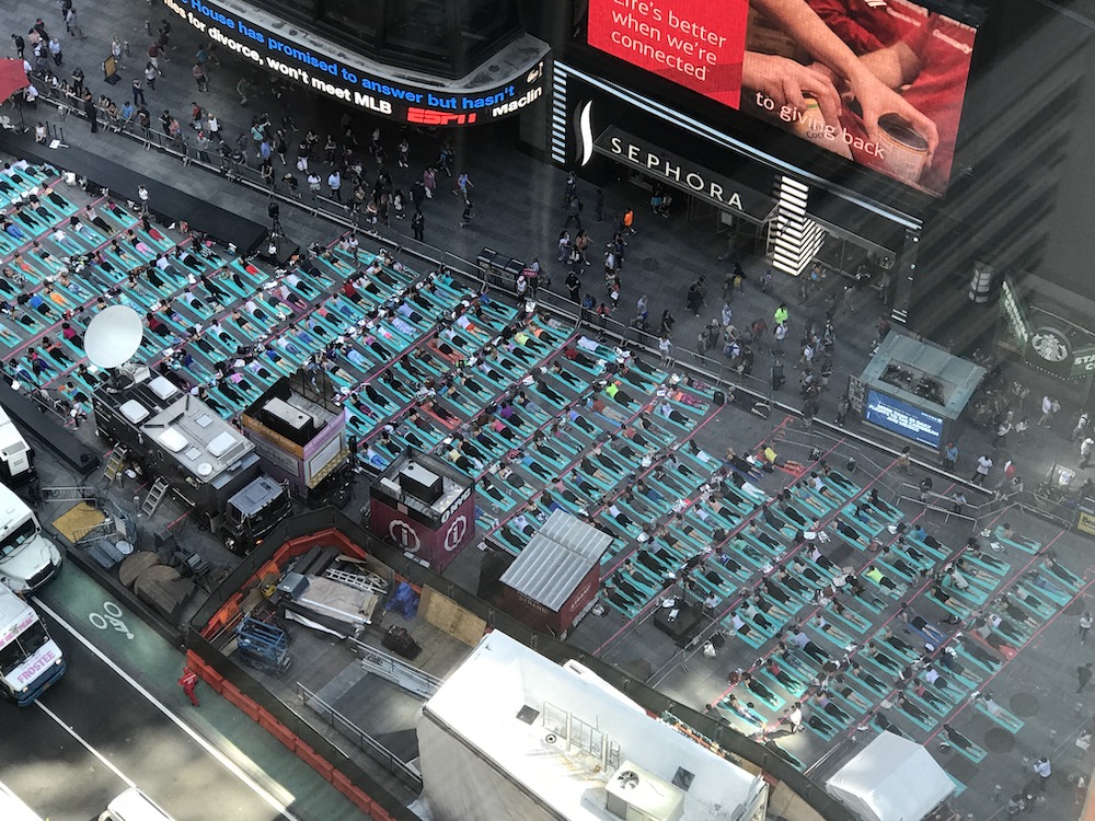 time square workout