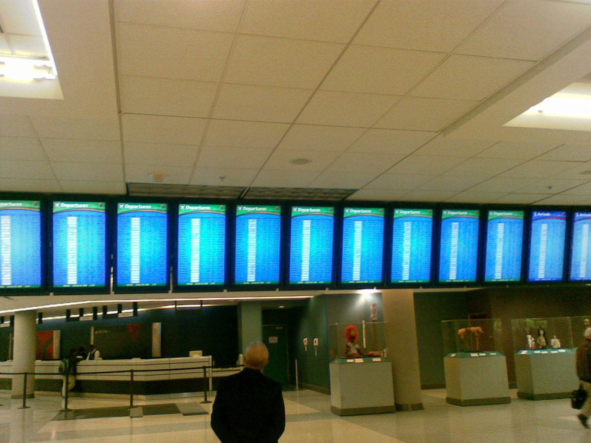 airport display boards